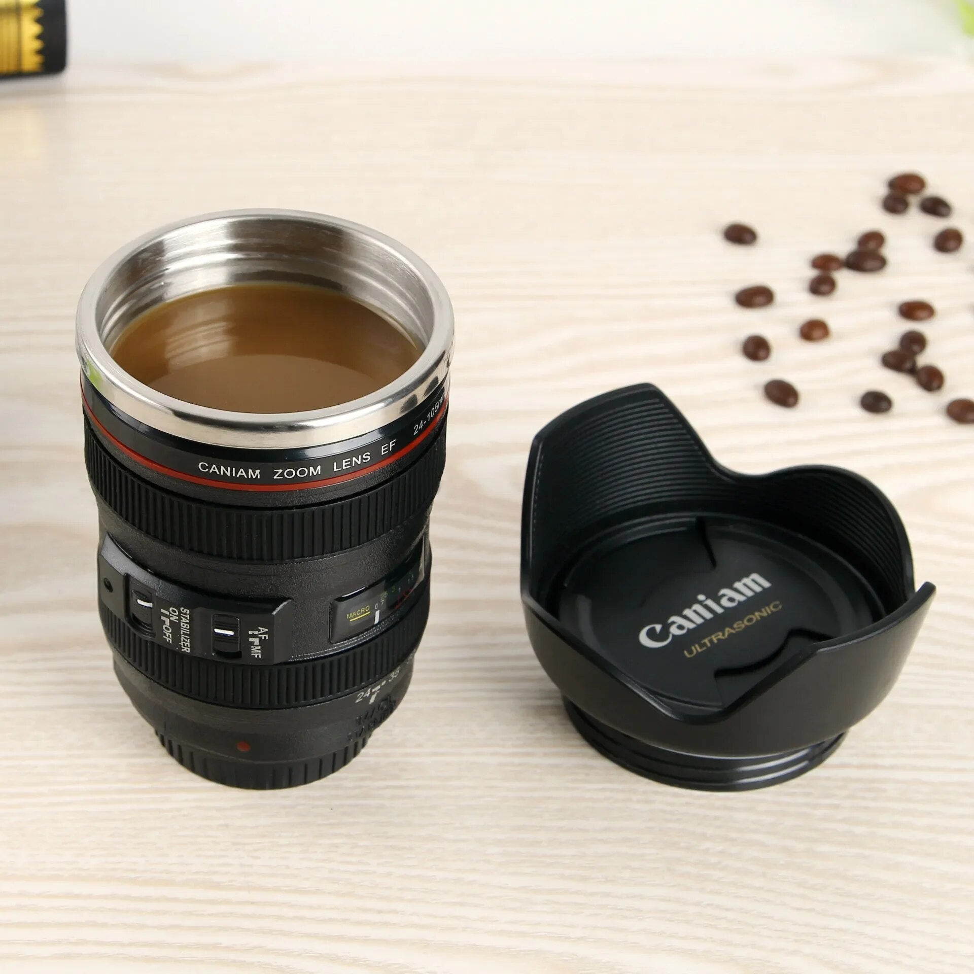 BowLift | Camera Lens Shaped Coffee Mug - Focus Mug