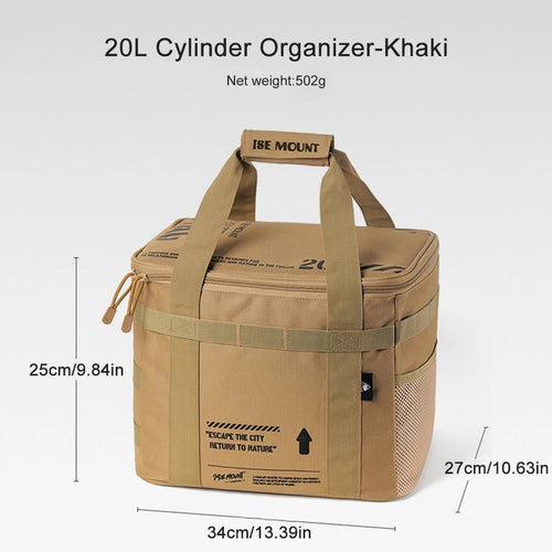 BowLift | CAMPHOLD – 20L Outdoor Organizer Bag for Travel & Camping