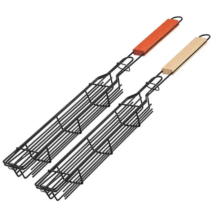 Camping Grill Basket Portable Barbecue Grilling Basket BBQ Basket | Bowlift