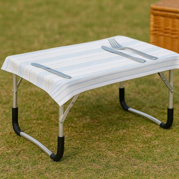 Foldable lightweight camping table made of aluminum | Bowlift
