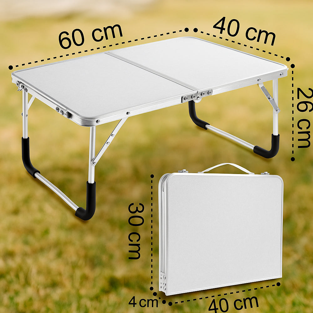 Foldable lightweight camping table made of aluminum | Bowlift