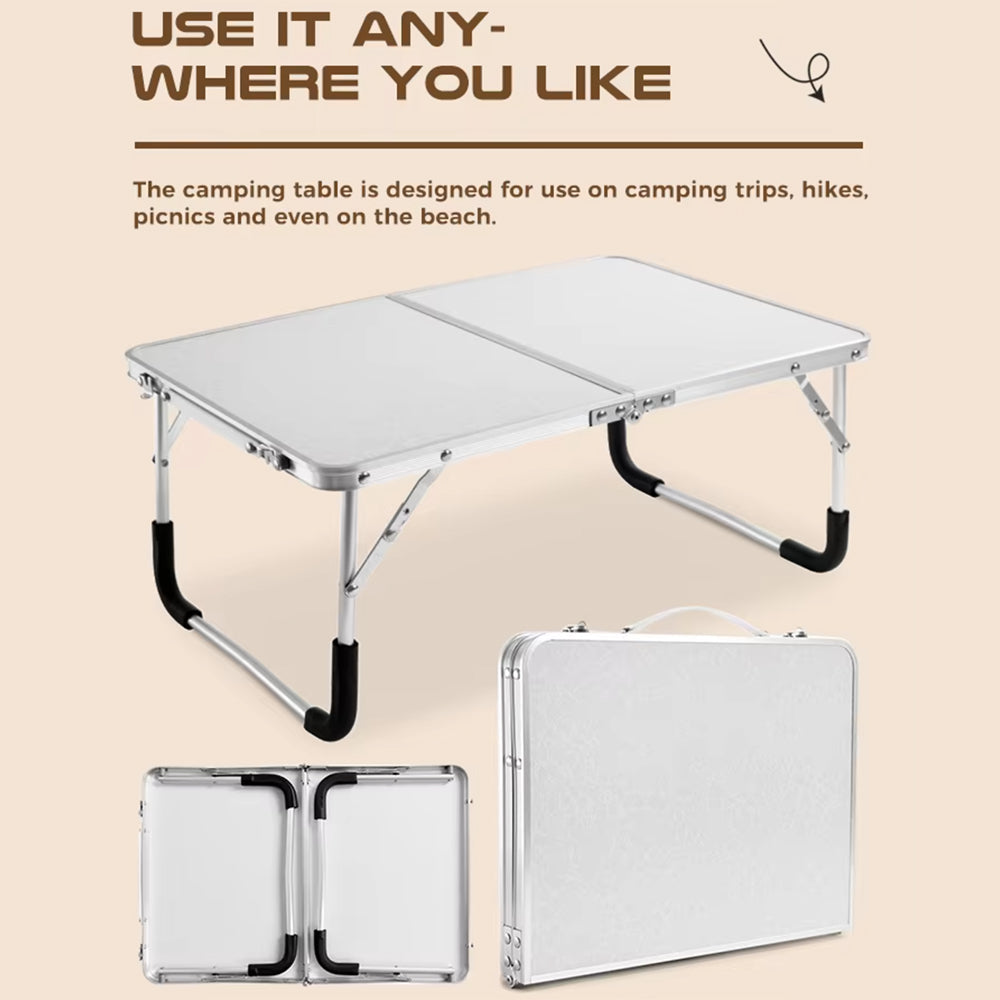 Foldable lightweight camping table made of aluminum | Bowlift