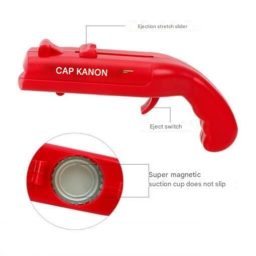 BowLift | Cap-launching Bottle Opener "BlastCap" – Up to 16 meter range