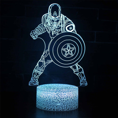 BowLift | 3D Lamp Marvel Captain America Battle