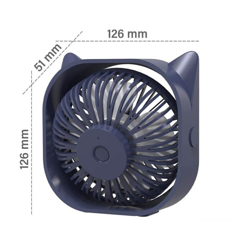 Portable Small Car Seat Cooling Fan 12V | Bowlift