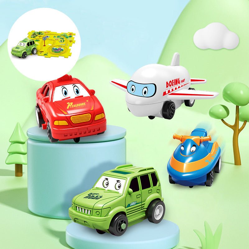BowLift | Carpuzzle – Creative race track puzzle with car & accessories