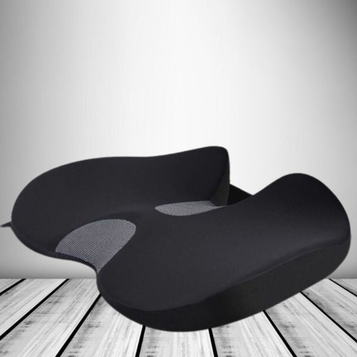 BowLift | Ergonomic Memory Foam Car Seat Cushion – Tailbone & Sciatica Support Pillow