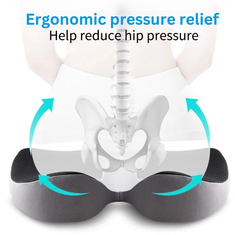 BowLift | Ergonomic Soft Memory Foam Car Seat Cushion