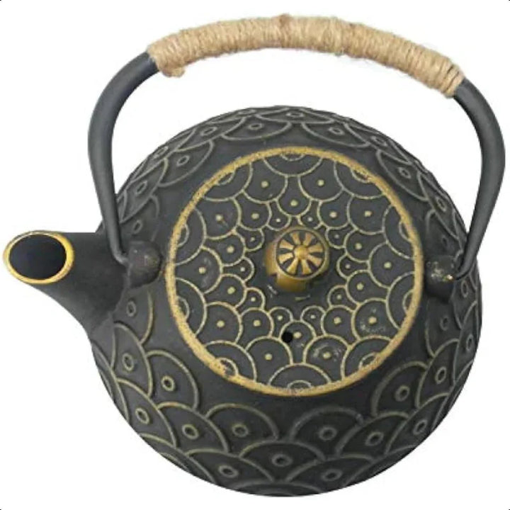 Cast Iron Teapot with Stainless Steel Infuser Loose Leaf Tea Kettle | Bowlift