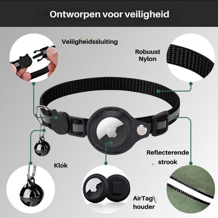 Cat Collar with Safety Buckle - Milo Bowlift