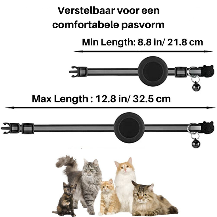 Cat Collar with Safety Buckle - Milo Bowlift