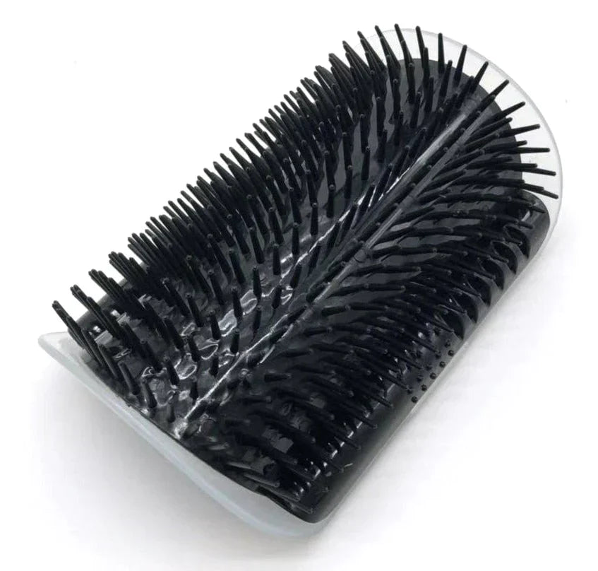Cat Corner Brush for Self-Grooming - PurrGroom Bowlift