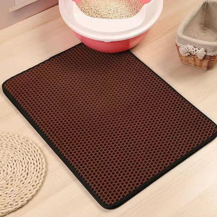 BowLift | Soft Waterproof Litter Mat – Easy Clean Kitty Litter Floor Mat for a Tidy Home