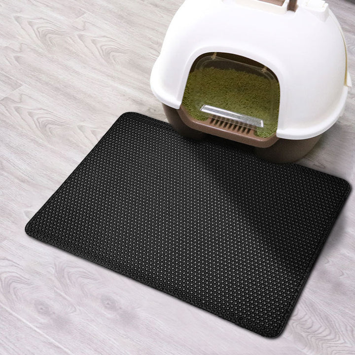 BowLift | Soft Waterproof Litter Mat – Easy Clean Kitty Litter Floor Mat for a Tidy Home