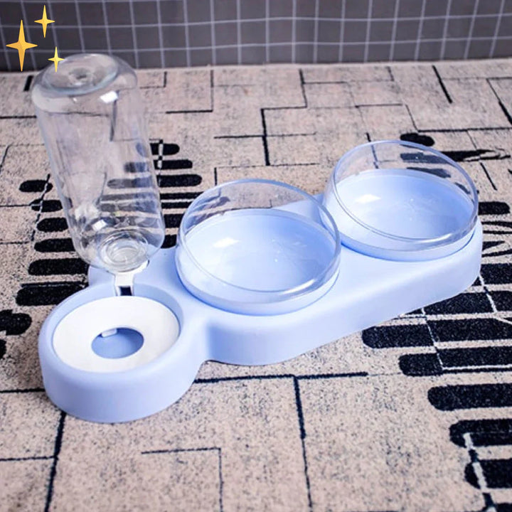 PetCare Dual Feeding Bowl with Auto Water Dispenser Bowlift