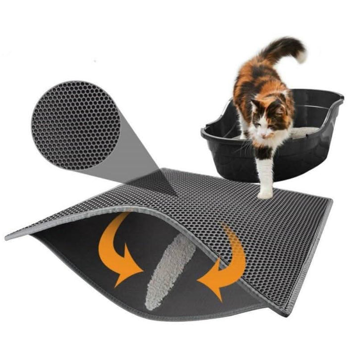 BowLift | Non-slip mat against cat litter with waterproof underside