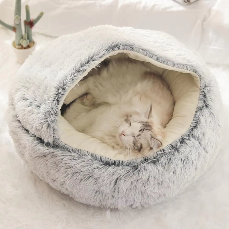 BowLift | Cozy Pet Cave Bed, Ideal for Dogs and Cats of All Sizes