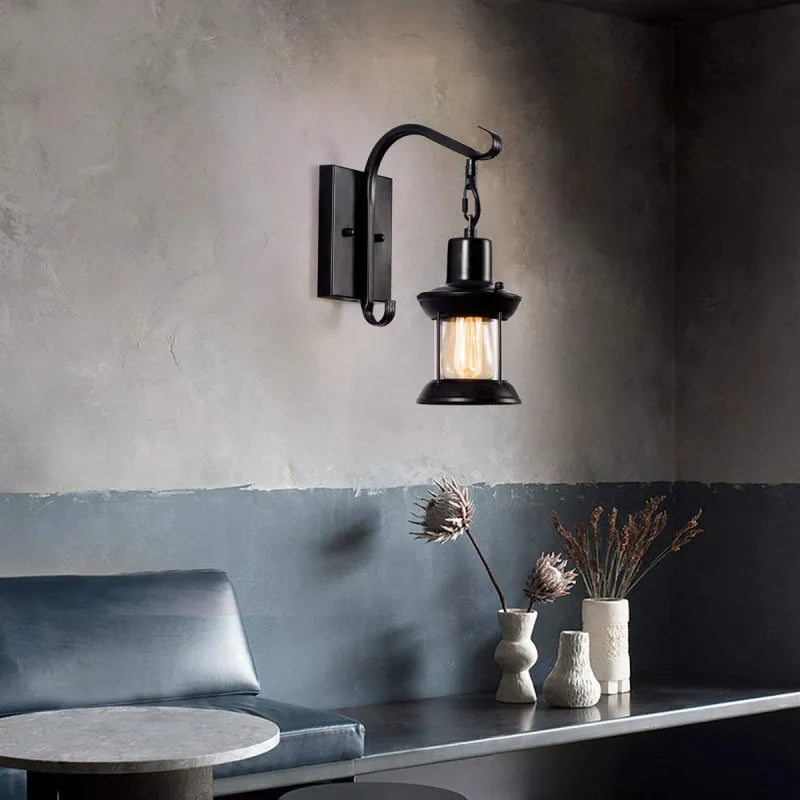 BowLift | Wall light vintage metal industrial sconce