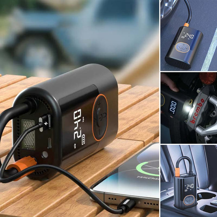 BowLift | Multifunctional Portable Tire Airpump