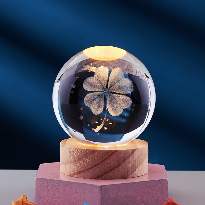 3D Crystal Ball Night Lamp Bowlift