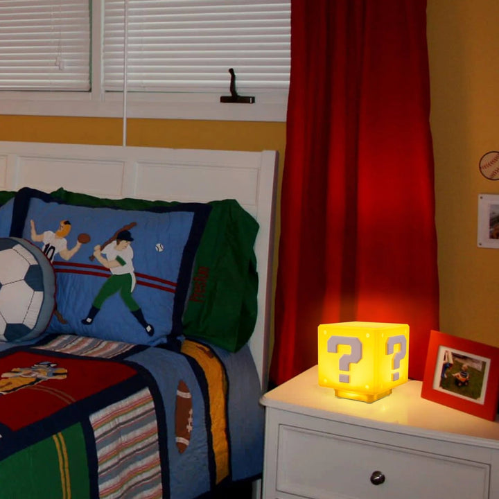 Power-Up Block Night Light - Super Mario-inspired Game Decoration Bowlift