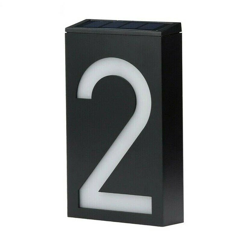 BowLift | Solar house numbers - eco-friendly - economical - modern design