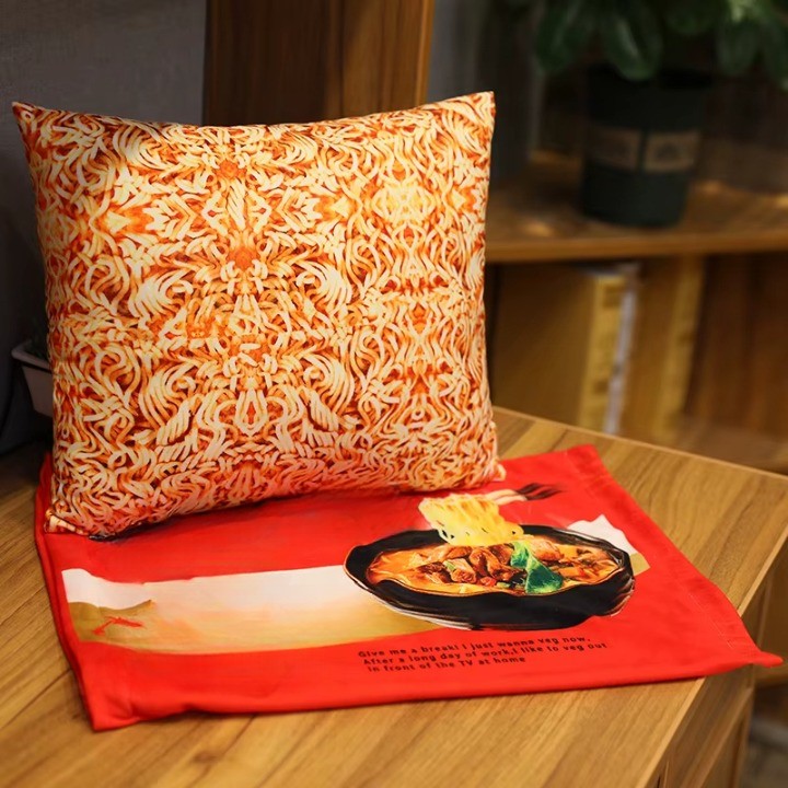 BowLift | Comfort Food Noodle Snuggle Throw Blanket