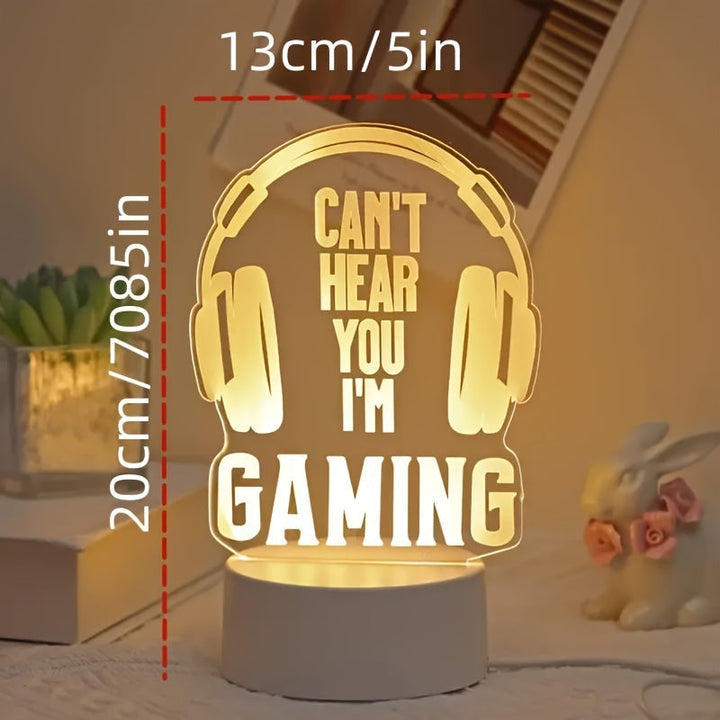 GameLamp - Compact LED Table Lighting with USB Bowlift