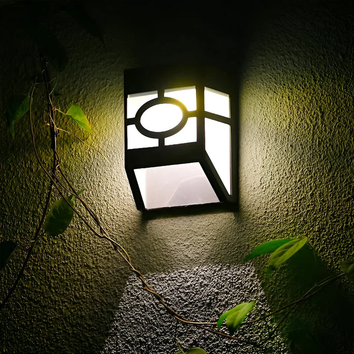 Solar LED Wall Light – Energy Saving and Weatherproof | 2-Pack for Outdoor Use | Bowlift