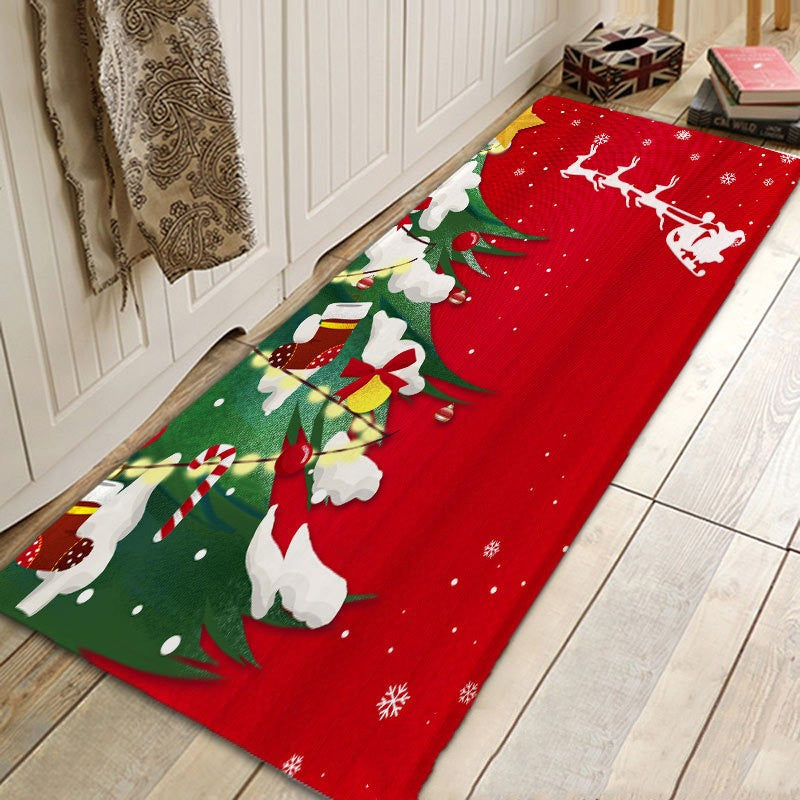 BowLift | Santa Claus Flannel Absorbent Floor Mat