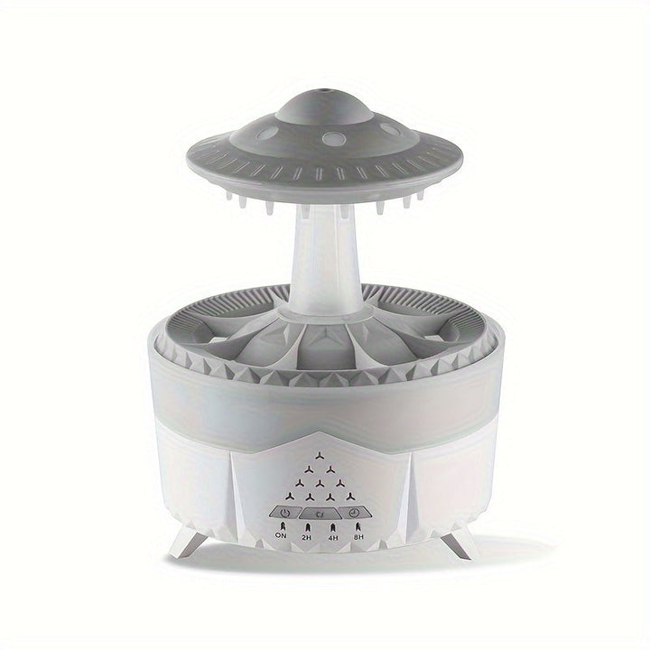 BowLift | Relaxing Raindrop Aromatherapy Essential Oil Diffuser - LED Light & Humidifier