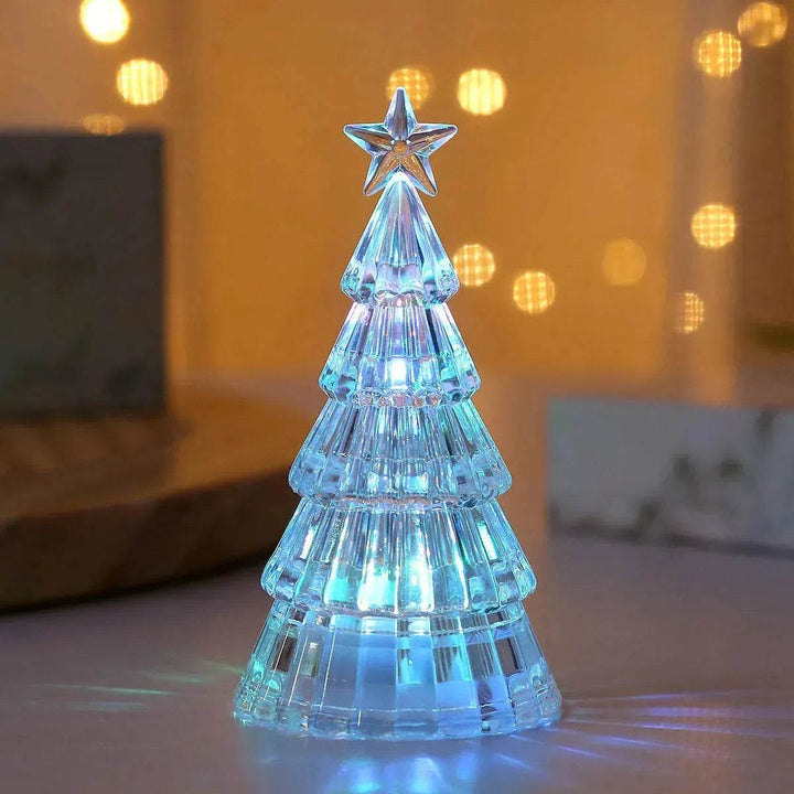 BowLift | Christmas Lawn Decoration Light-emitting Christmas Tree Crystal Small Night Lamp