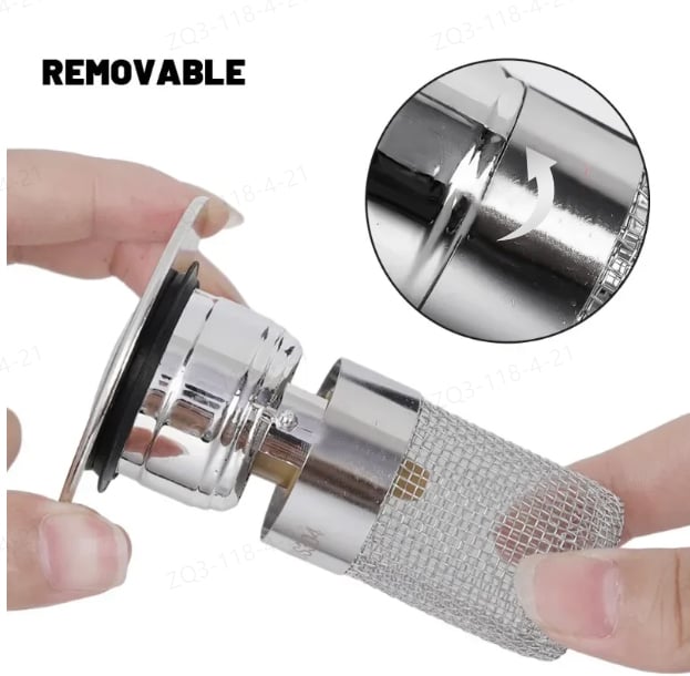 BowLift | Isolate odor and prevent cockroaches-Stainless Steel Floor Drain Filter