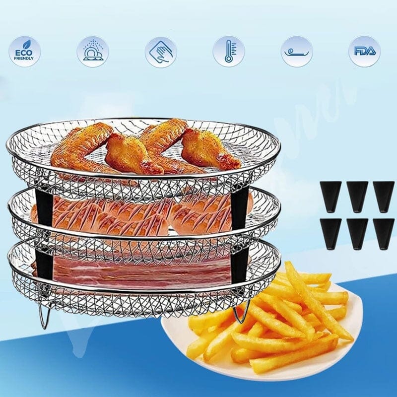 BowLift | Stackable 3-layer Air Fryer Stand