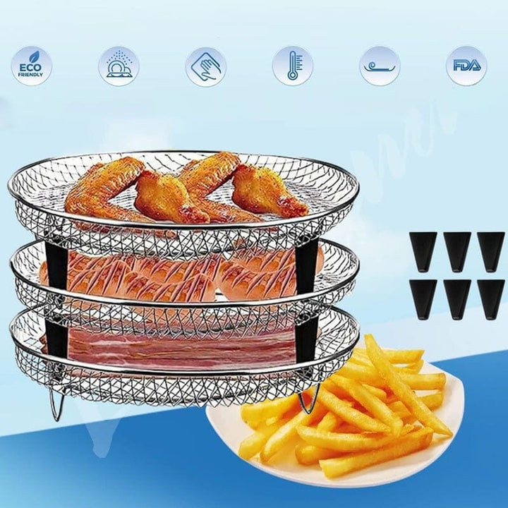 BowLift | Stackable 3-layer Air Fryer Stand
