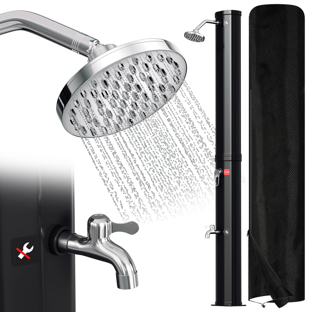 Solar shower 35L garden shower incl. protective cover | Bowlift