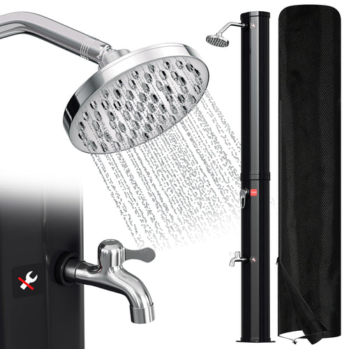 Solar shower 35L garden shower incl. protective cover | Bowlift
