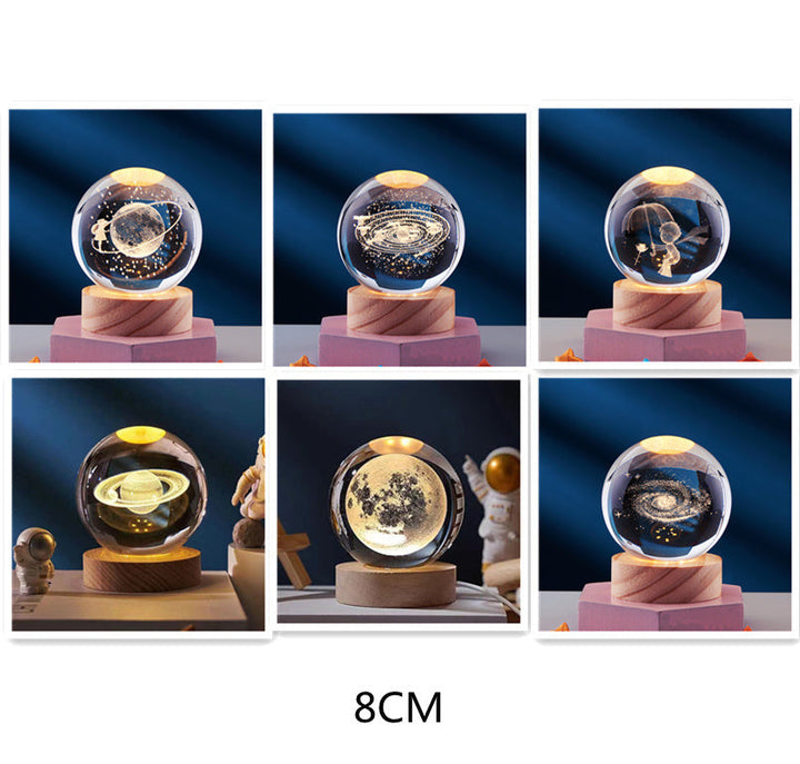 3D Crystal Ball Night Lamp Bowlift