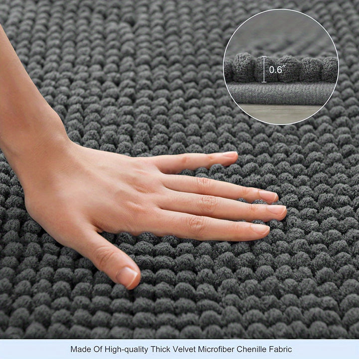 BowLift | Corner Bath Mat Lunava | L-Shape for Shower & Corner | Non-Slip & Soft | 40x40x80 cm