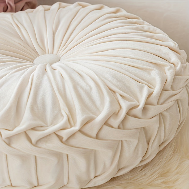 BowLift | VelvetPumpkin Cushion - Luxurious Plush Cushion for Comfort