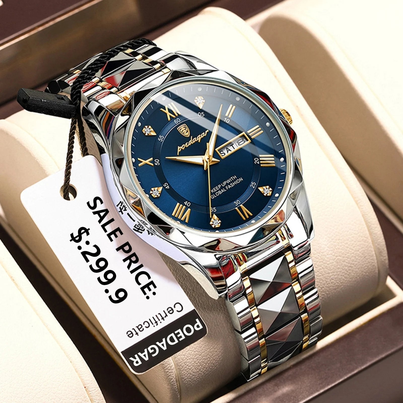 BowLift | 2023 Christmas Sale Hot Sale Waterproof Top Brand Luxury Men's Watch with Luminous