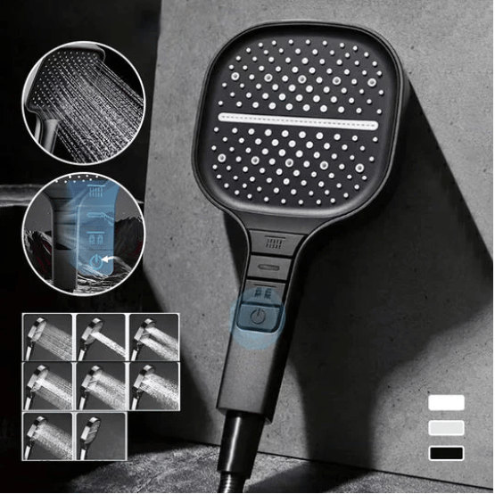 Elite - Showerhead with 7 dynamic spray options Bowlift