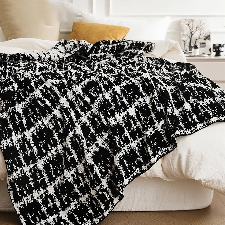 BowLift | Luxury Wool Knitted Blanket - Elegant Wearable Sofa Bed Throw - Perfect for Home, Travel, and TV Time