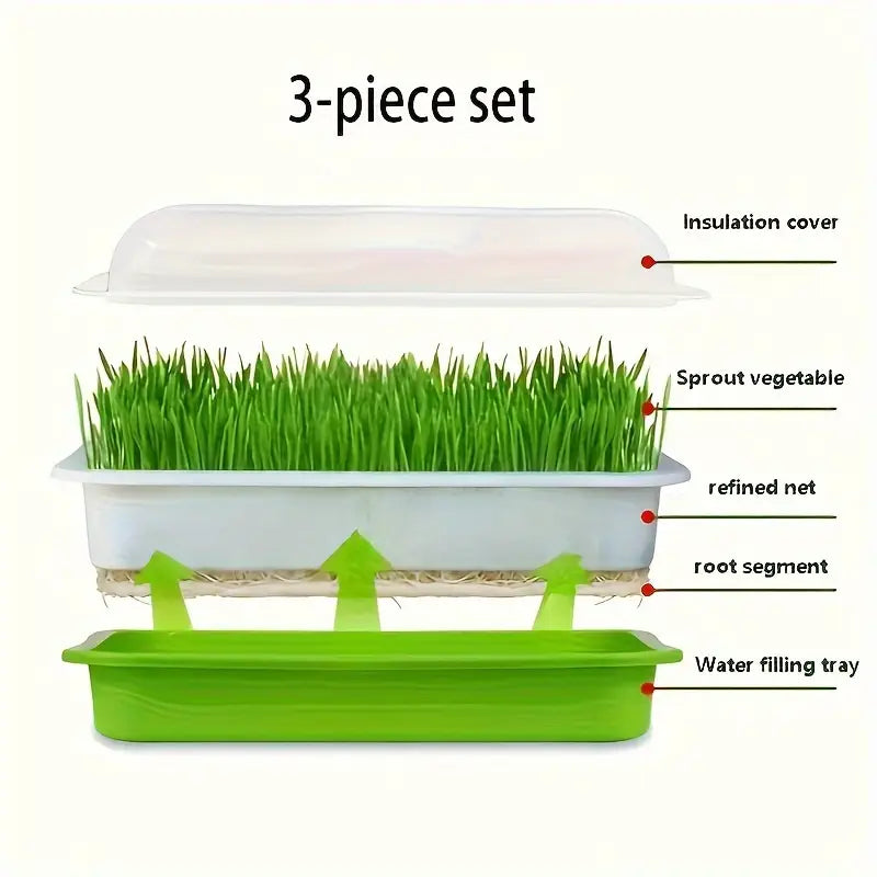 BowLift | Germination trays with lid – Double-layer seed sowing tray for effective seed germination