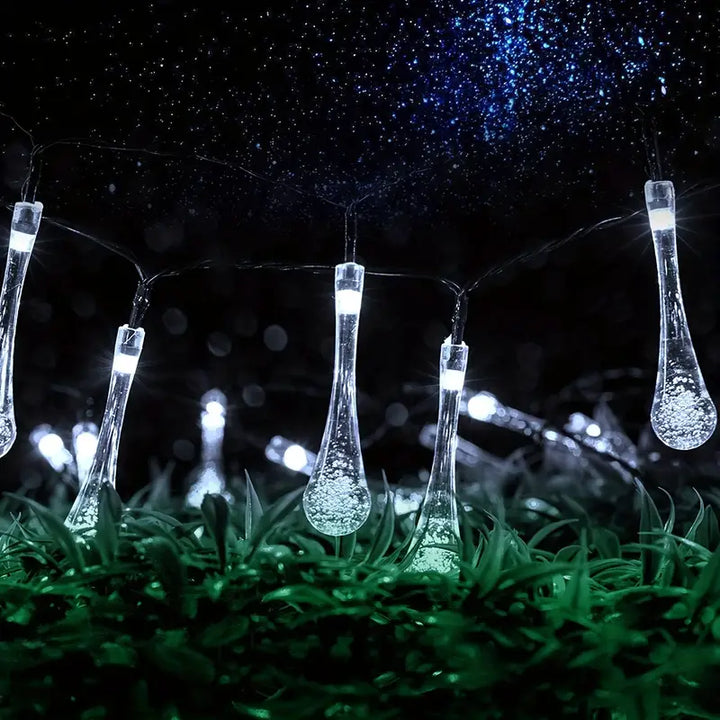 BowLift | Solar flower light chain for the garden