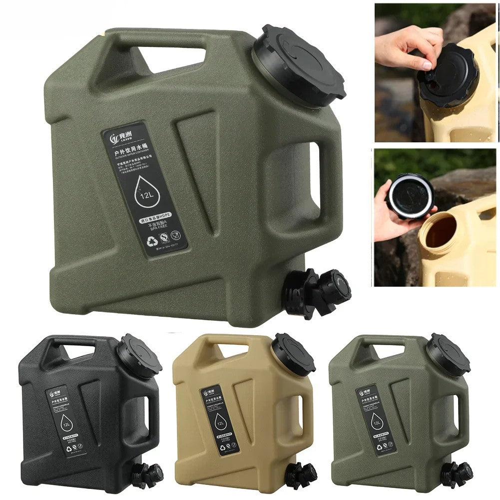BowLift | Portable 12L water container with tap – Sturdy canister for outdoor and camping
