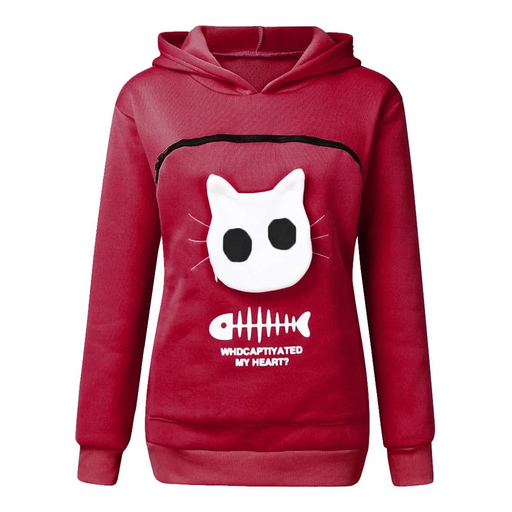 BowLift | Cat Lovers Hoodie Cuddle Pouch