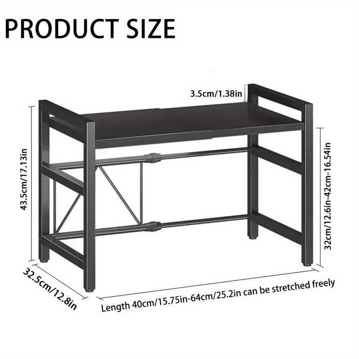 Expandable Microwave Shelf 2 Levels | Bowlift