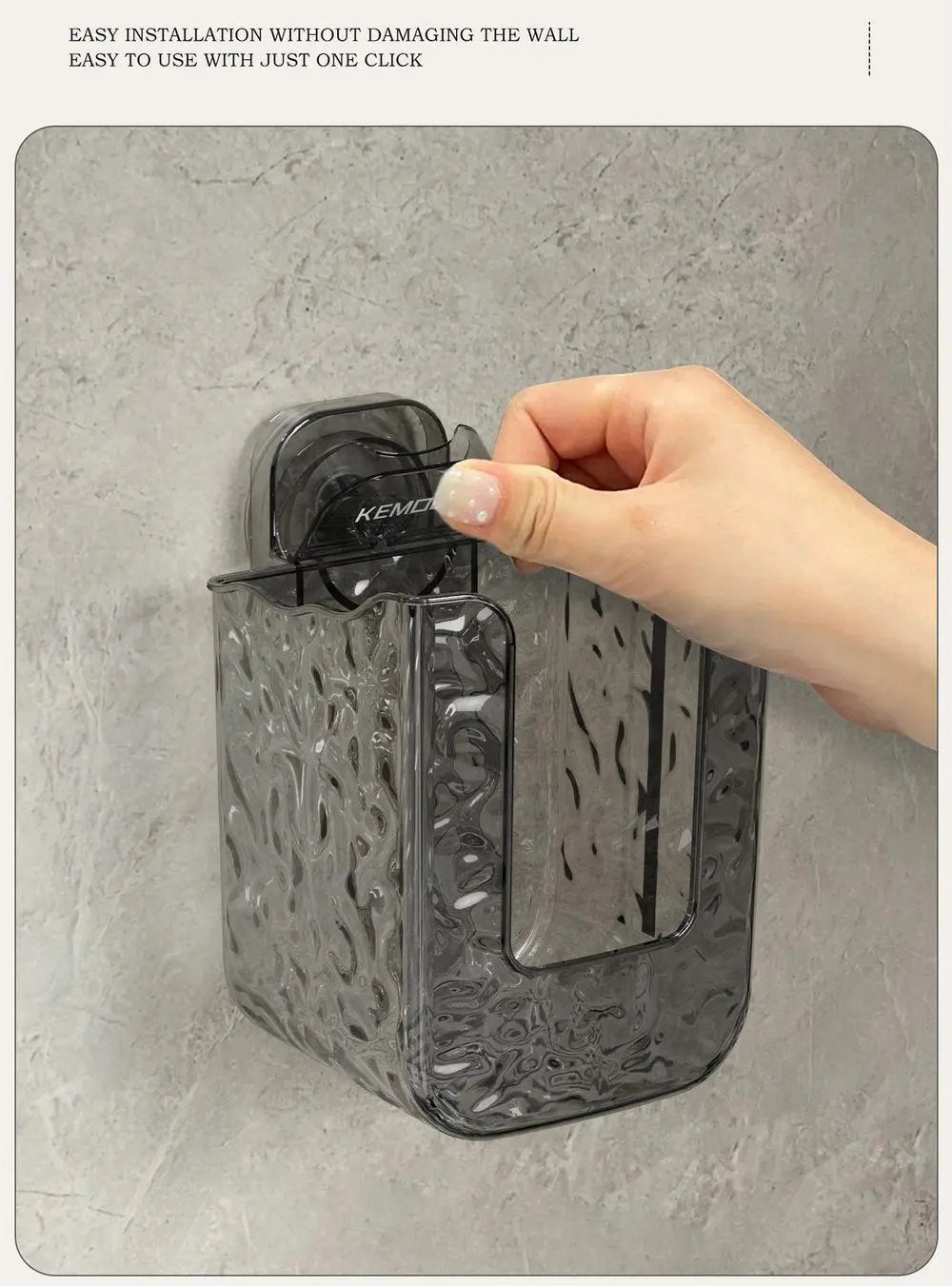 BowLift | GlowFix Wall Tissue Holder — No more chaos, your bathroom will be stylish, clean, and totally relaxing!