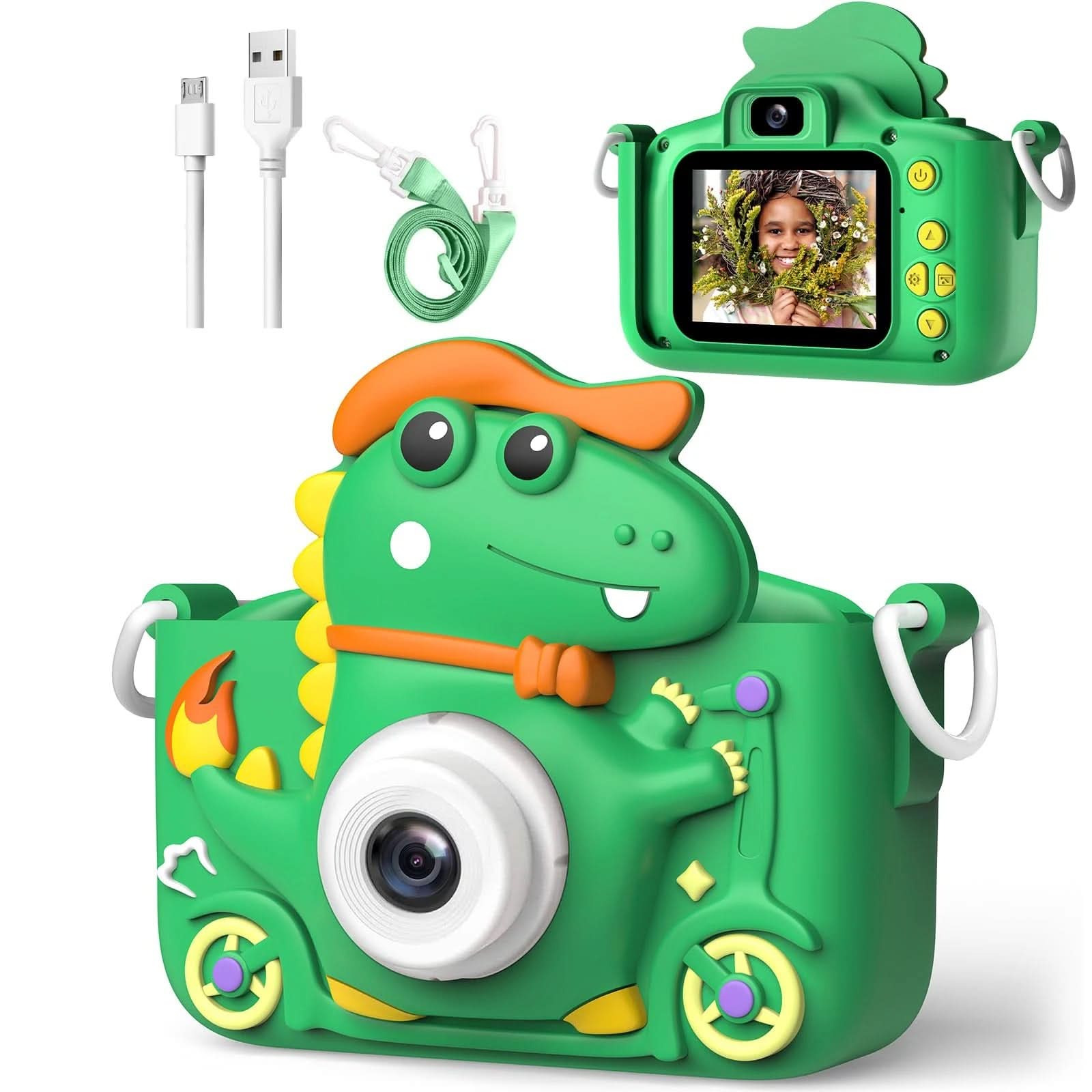 BowLift | Dinosaur camera for kids with 1080p HD